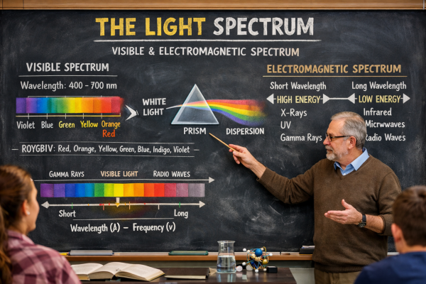 photo  The Light Spectrum Explained quiz